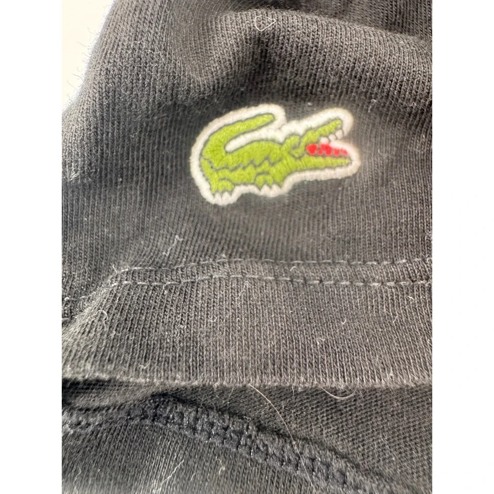 Lacoste Mens Black Crew Neck T Shirt Underwear Size L Made in‎ Sri Lanka